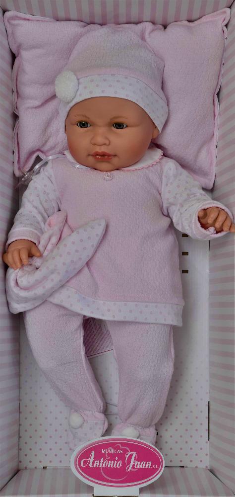 Realistické miminko - mrkací holčička - Lola od Antonio Juan