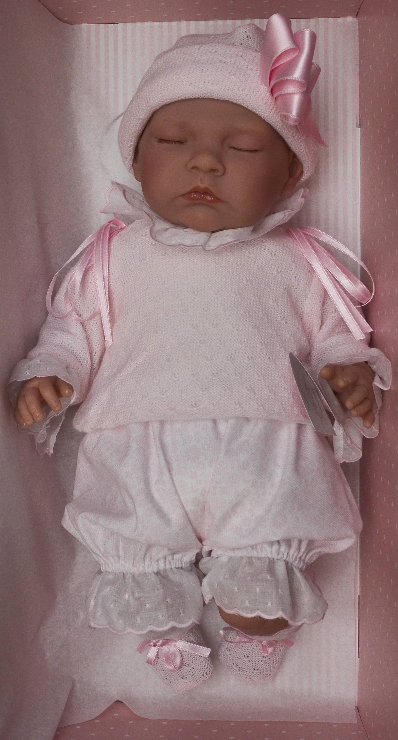 Realistické spící miminko - holčička Marta - od firmy ASIVIL ze Španělska