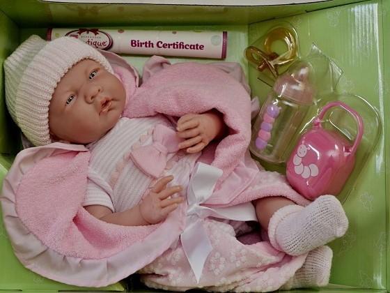 Realistické miminko - holčička - Barunka od firmy Berenguer ze Španělska