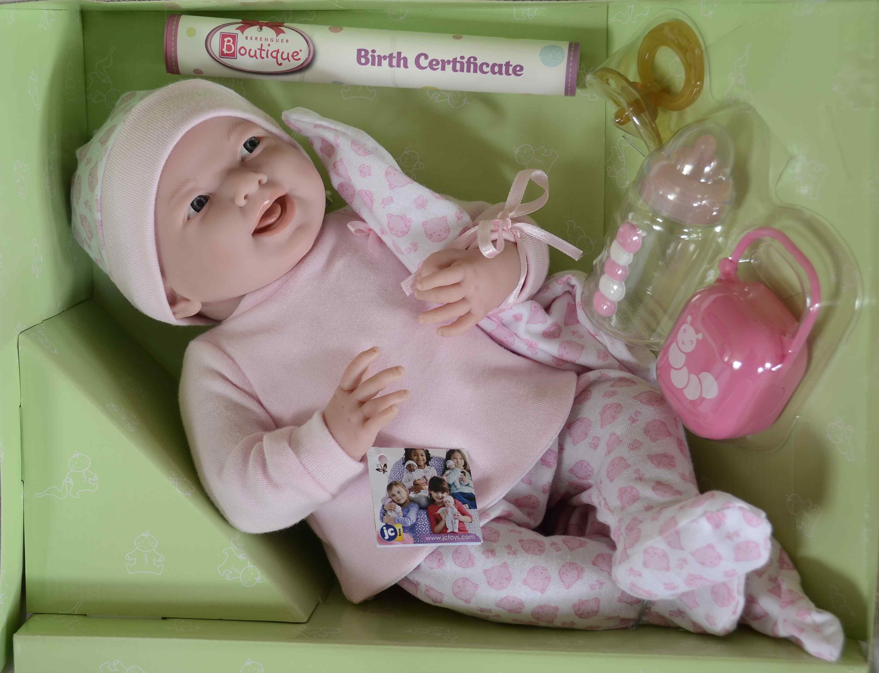 Realistické miminko - holčička - Helenka od firmy Berenguer ze Španělska