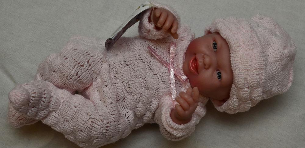 Realistické mini miminko - holčička Karlička