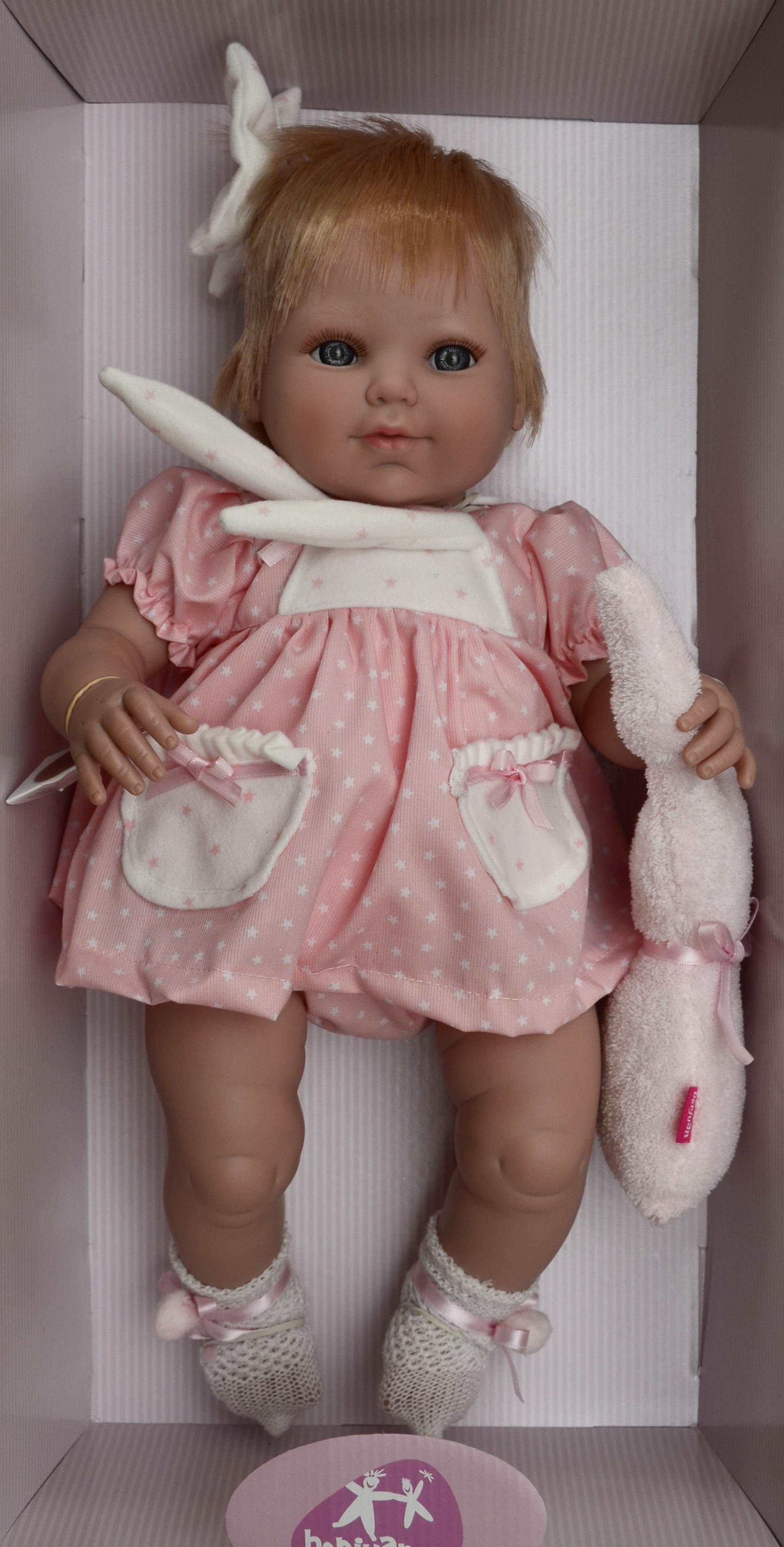Realistická panenka Alice od firmy Berjuan ze Španělska
