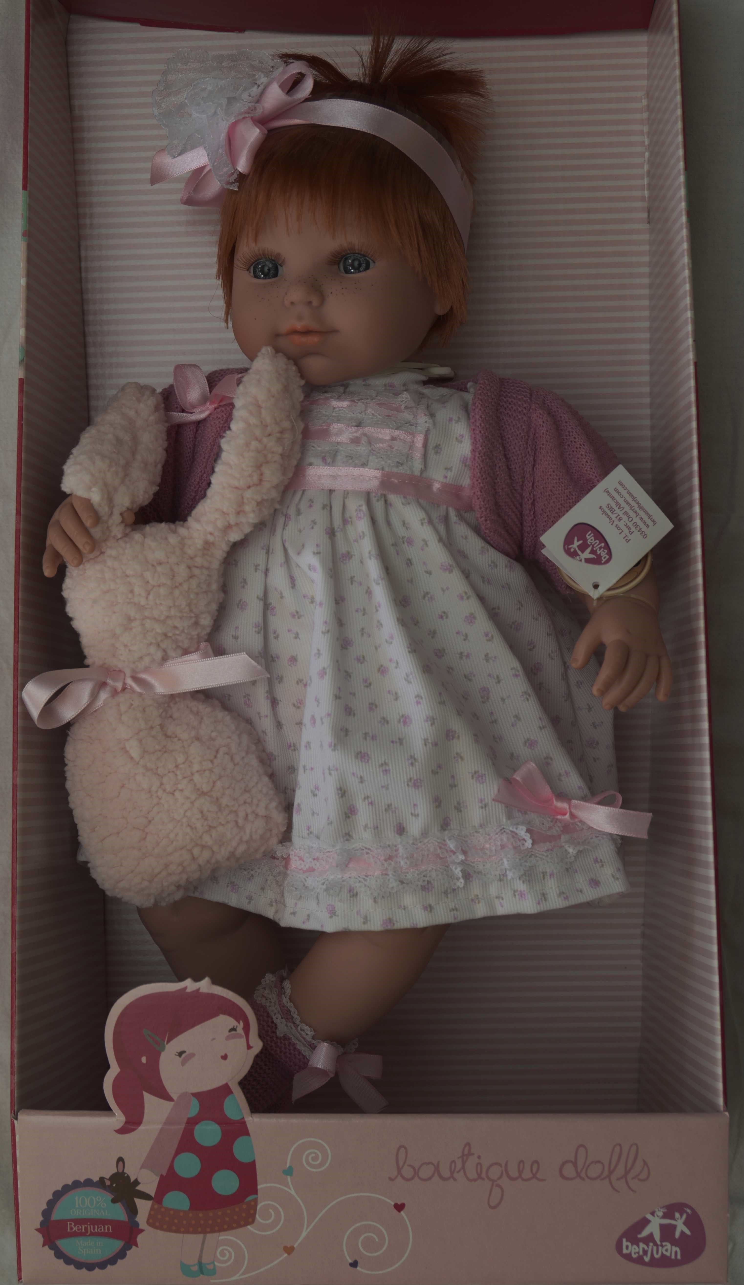 Realistická panenka holčička Dominika od firmy Berjuan ze Španělska
