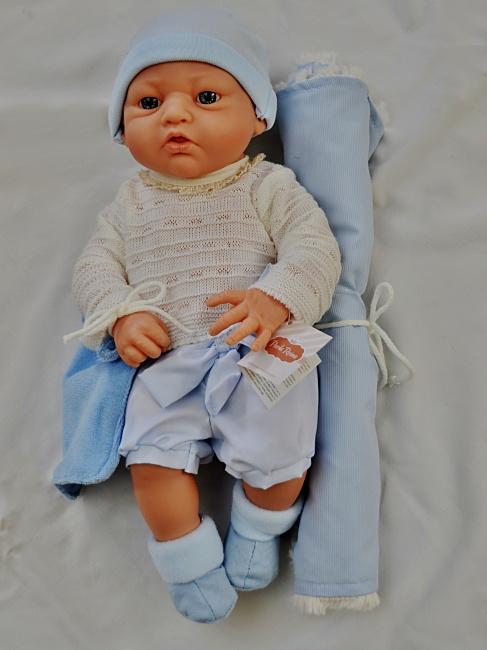 Realistické miminko - chlapeček - Pikolin Azul