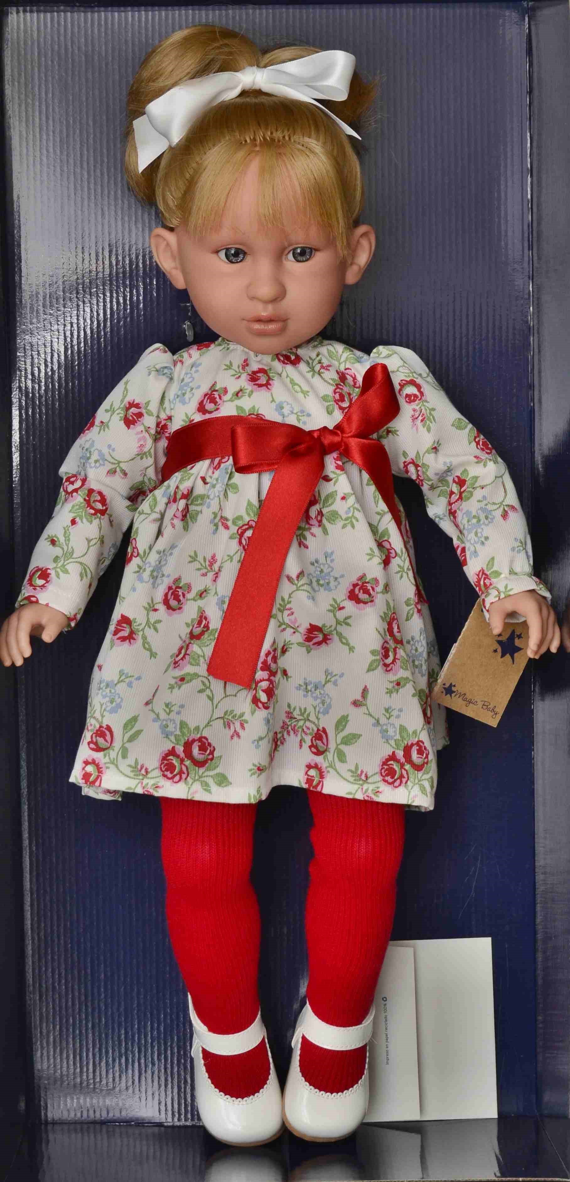 60cm— Realistická panenka Abril od firmy Lamagik ze Španělska