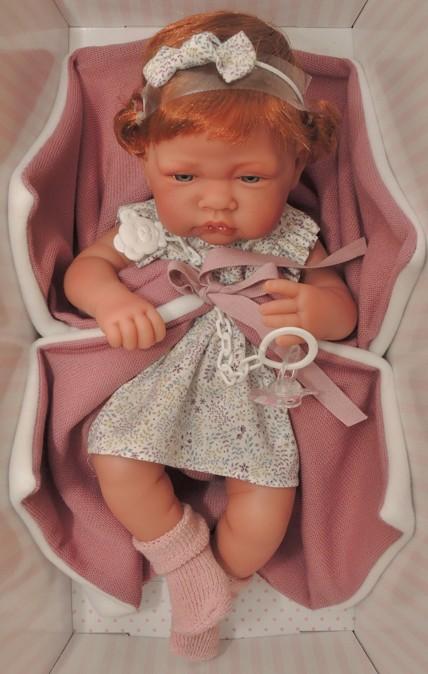 Realistické miminko - holčička -zrzavé vlásky od Antonio Juan