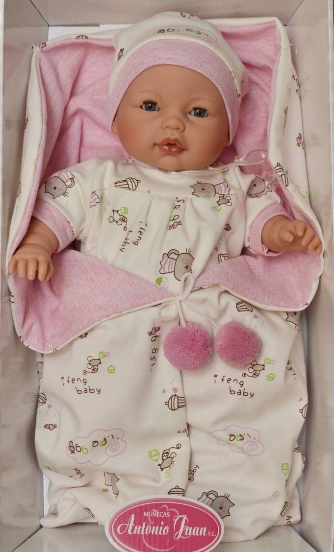 Realistické miminko - holčička - Bimba - mrkací od Antonio Juan