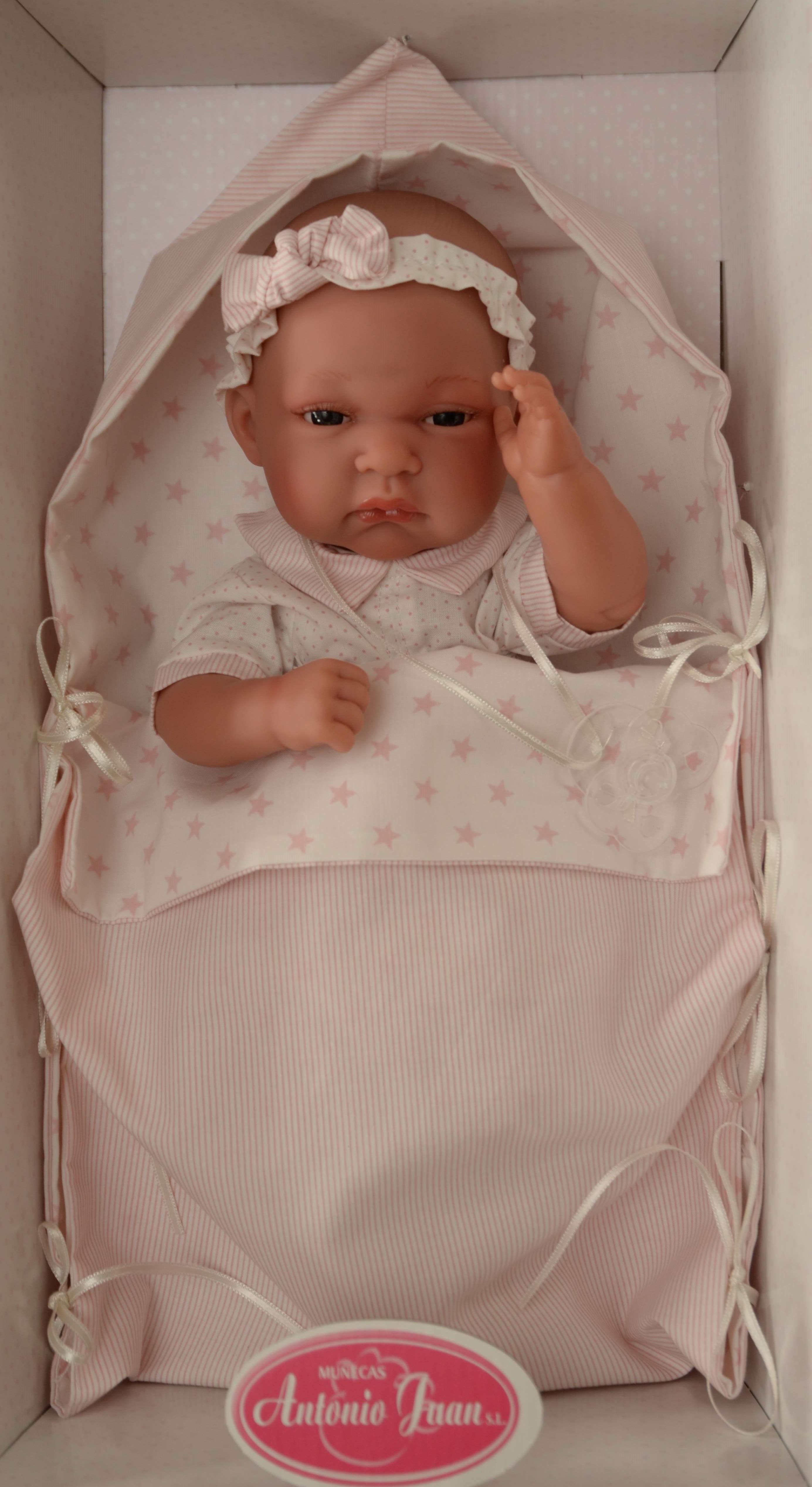 Realistické miminko - holčička Toneta ve spacím pytli