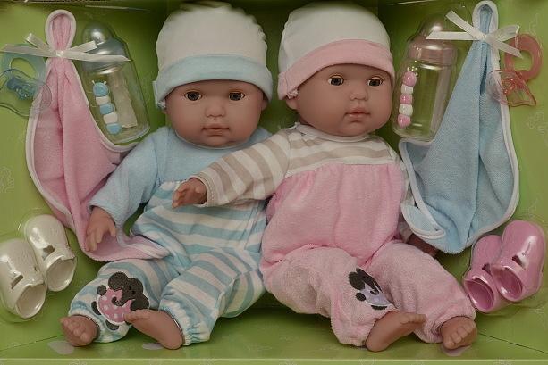 Mrkací panenky dvojčátka od firmy Berenguer