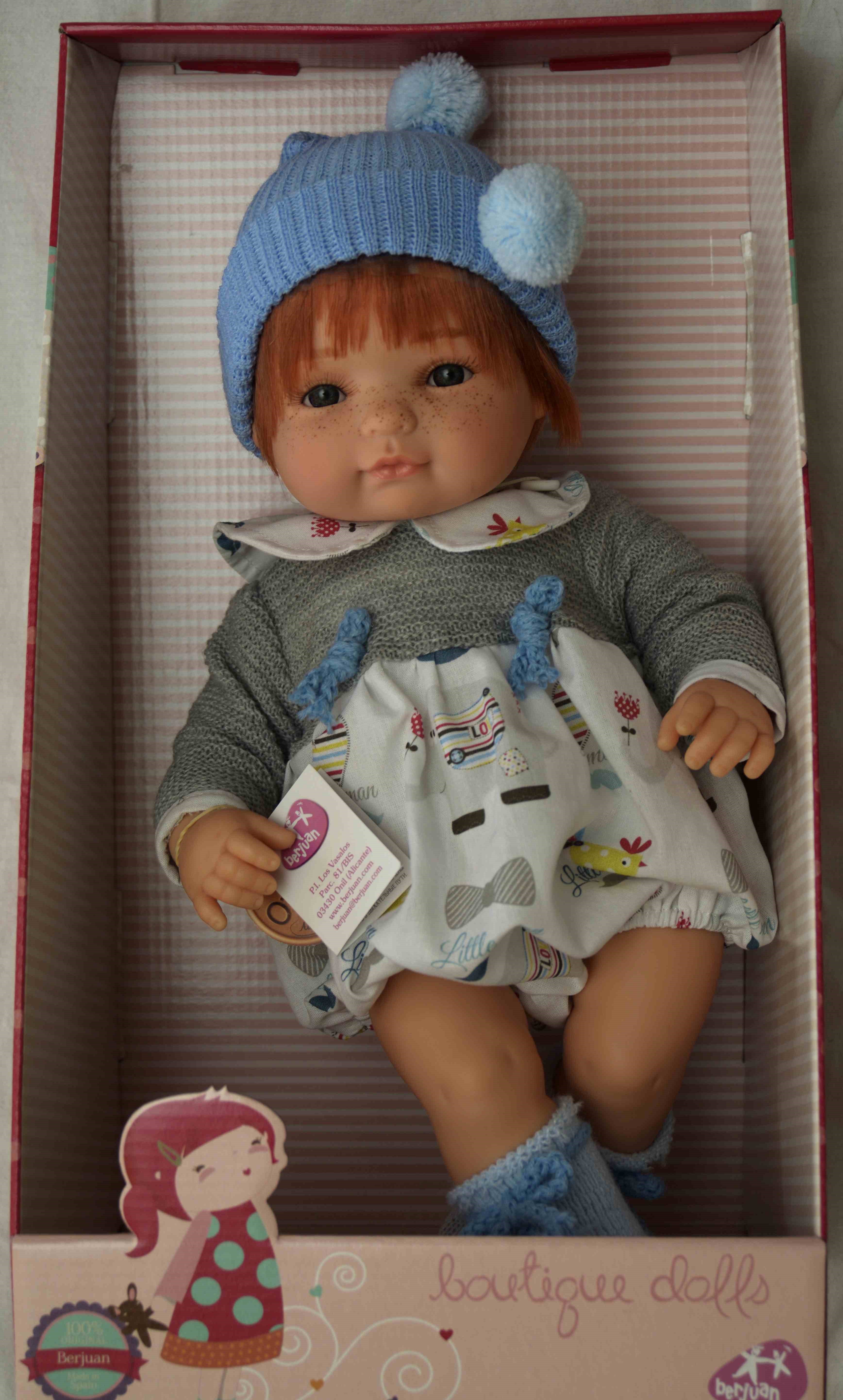 Realistická panenka chlapeček -Eugénio firmy Berjuan