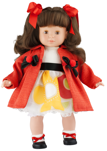 Realistická panenka holčička Blanca - tmavé vlásky od f. Berjuan ze Španělska