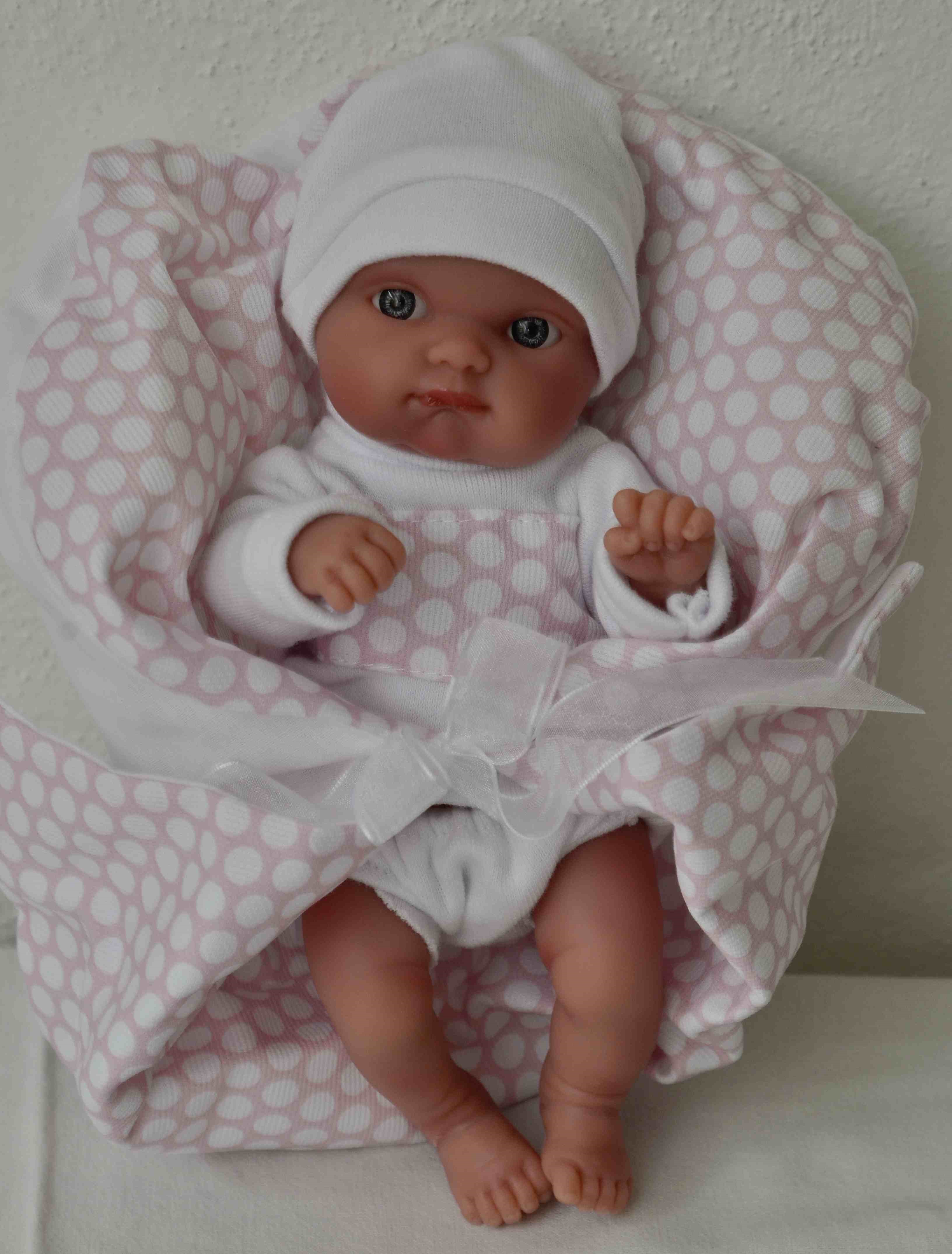 Realistická panenka - miminko- holčička Mufly ve spacím pytli - Danuška od Anton