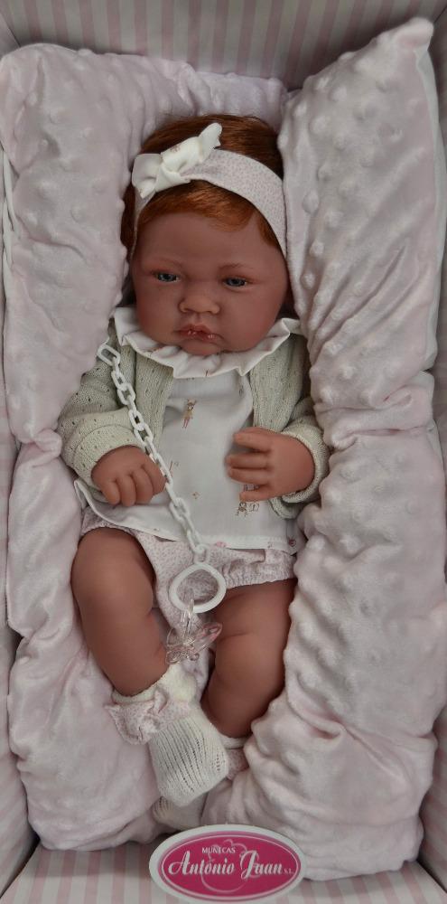 Realistické miminko - holčička -zrzavé vlásky od Antonio Juan
