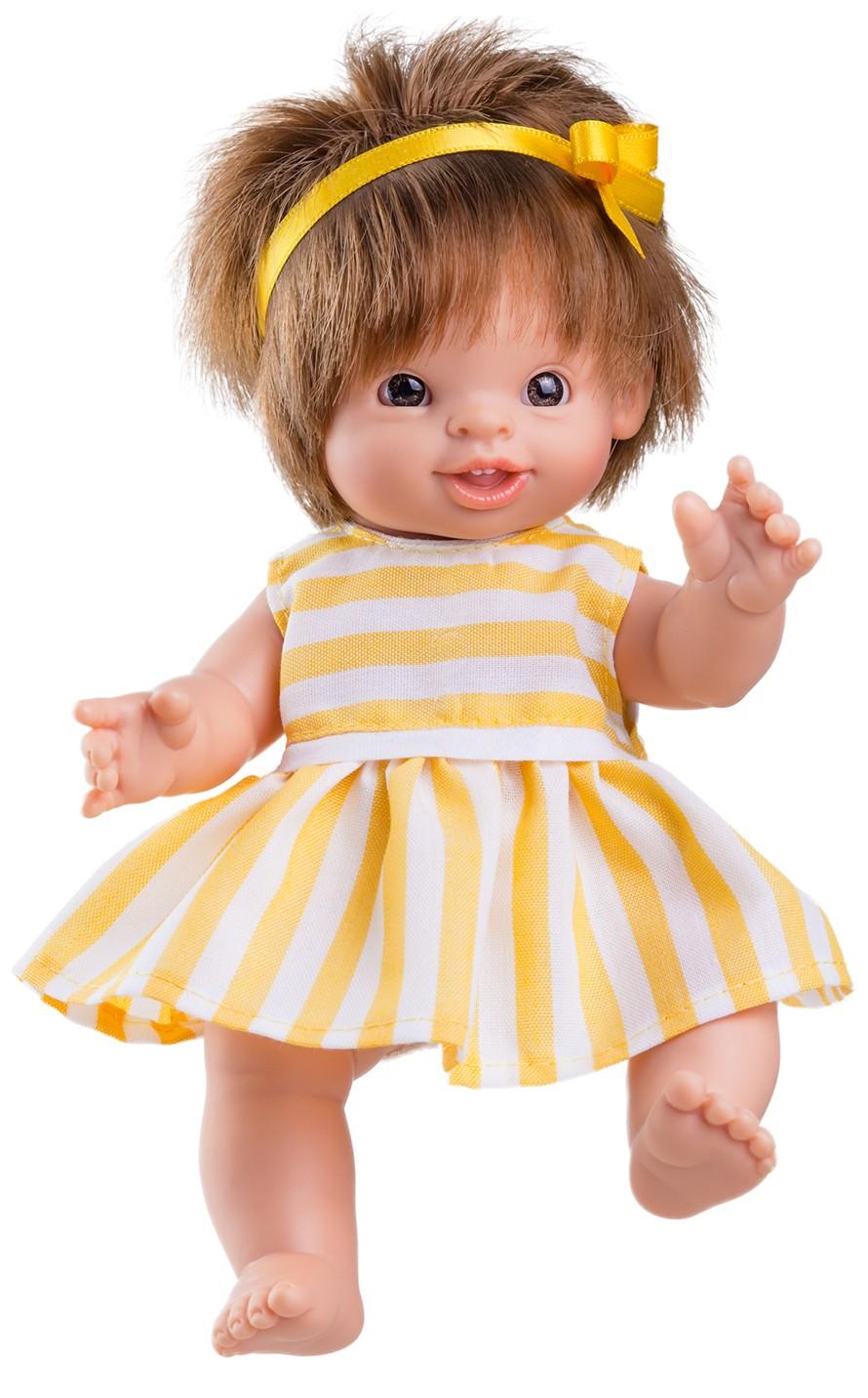 Realistická panenka Paolita Heli v šatičkách od firmy Paola Reina ze Španělska