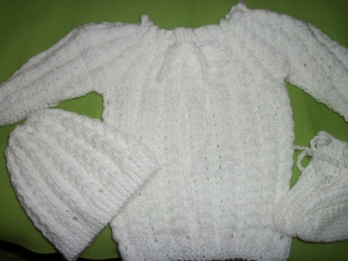 Dětská pletená soupravicčka 1