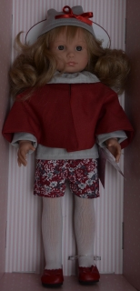 Realistická panenka NELLY - květované kraťasy - od firmy ASIVIL ze Španělska
