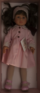 Realistická panenka NELLY - růžový kabátek - od firmy ASIVIL ze Španělska