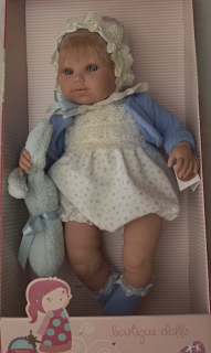 Realistická panenka chlapeček Dominik od firmy Berjuan ze Španělska