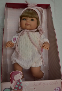 Realistická panenka holčička Claudia - světlé vlásky od firmy Berjuan