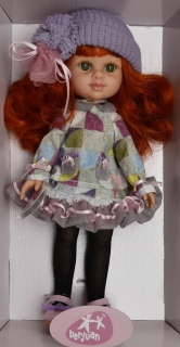 Realistická panenka holčička Zuzanka - zrzavé vlásky od firmy Berjuan
