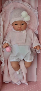 Realistické miminko - holčička KOKE v peřince - od firmy ASIVIL