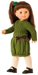 Realistická panenka Emily v pletených šatech