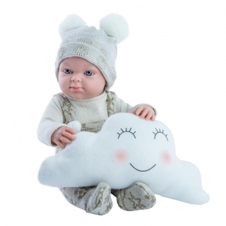 Realistické miminko - chlapeček - Mini pikolin s mráčkem