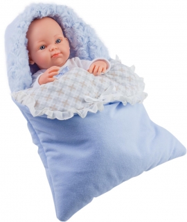 Realistické miminko - chlapeček - Mini pikolin ve spacím pytli