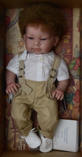 Realistické miminko - chlapeček - kudrnatý Mario od firmy Lamagik