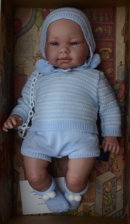 Realistické miminko - chlapeček - Mario -měkké tělo - od firmy Lamagik