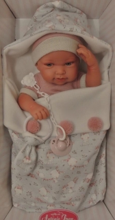 Realistické miminko - holčička - Pipa ve spacím pytli od Antonio Juan