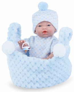 Krásné realistické miminko Dolfík je vyrobené ve Španělsku firmou Marina & Pau. 