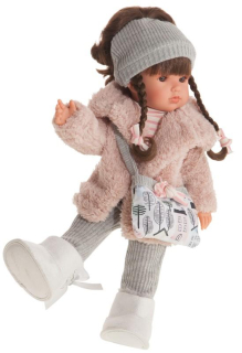 Realistická panenka Bella v zimním oblečku od firmy Antonio Juan ze Španělska